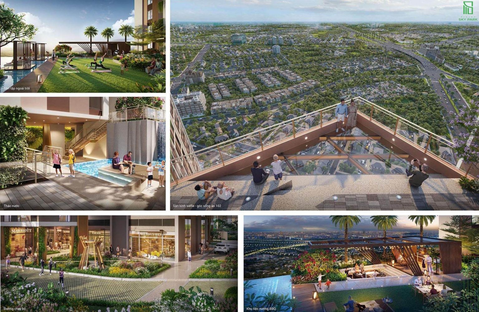 Tiện ích thực tế tại dự án Tiện ích thực tế tại dự án Picity Sky Park Dĩ An